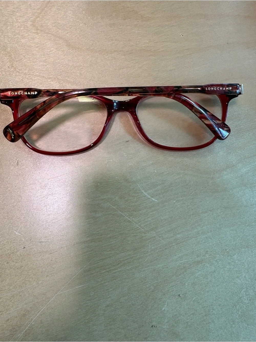 Longchamp Glasses Frames Only Red LO2616 53 16 135 W/case